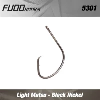 Carlige Fudo Light Circle Mutsu Bn Black Nickel Nr.4/0  4buc/plic