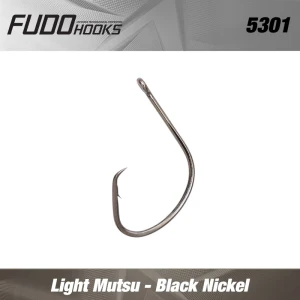 Carlige Fudo Light Circle Mutsu BN black nickel nr.5/0  3buc/plic Carlige Fudo Light Circle Mutsu BN black nickel nr.5/0  3buc/plic