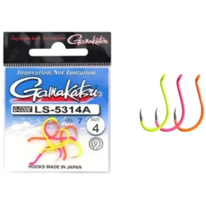 Carlige Gamakatsu LS-5314 Multicolor N/L, Nr.4, 7buc/pac