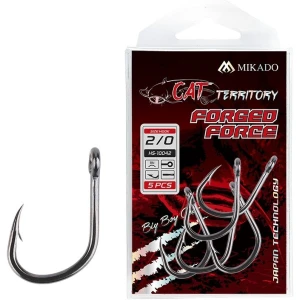 Carlige Mikado Cat Territory Forged Force BN, Nr.4/0, 4buc/pac