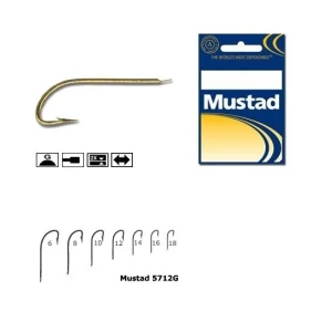 CARLIG MUSTAD CRISTAL AURIU FIN TIJA LUNGA  nr16 10 buc/plic CARLIG MUSTAD CRISTAL AURIU FIN TIJA LUNGA  nr16 10 buc/plic