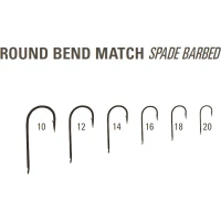 Carlig Mustad Round Bend Match Mu09 Nr.16 Bn 10buc/plic