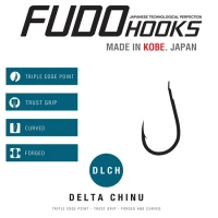 Carlige Fudo Delta Chinu Bn-0001 Nr.2 Bn Black Nickel 8buc/plic