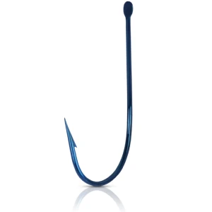 Carlig MUSTAD Ultrapoint M496, Forjat Revers Rotund, Bleu, Nr.6, 10buc/plic