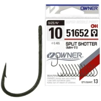 Carlig OWNER 51652 MH-11 Split Shotter Dark Green, Nr.12, 14buc/pac