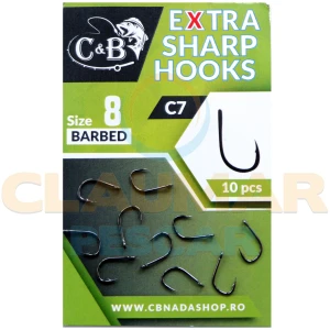 Carlige C&B C7 Extra Sharp, Nr.10, 10buc/pac
