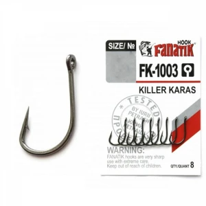 Carlige Fanatik FK-1003 No.10 Killer Karas 8buc/plic Carlige Fanatik FK-1003 No.10 Killer Karas 8buc/plic
