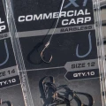 Carlige Feeder MATRIX X1 Commercial Carp Hooks, Barbless, Nr.14, 10buc/pac Carlige Feeder MATRIX X1 Commercial Carp Hooks, Barbless, Nr.14, 10buc/pac