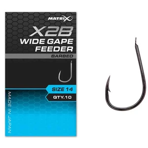 Carlige Feeder MATRIX X2B Wide Gape , Barbed, Nr.16, 10buc/pac