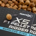 Carlige Feeder MATRIX X5F1 Pellet Rigger, Barbless, Nr.16, 10buc/pac