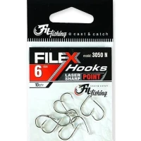 Carlige Filfishing 3050 Nickel Cu Paleta, Nr.12, 10buc/pac