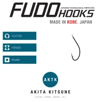 Carlige Fudo Akita Kitsune Nr.9 Bn (black Nikel) 18buc/plic