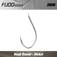 Carlige Fudo Koaji Round BN black nickel nr.9  16buc/plic