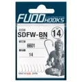 Carlige Fudo Sode-FW SDFW BN black nickel nr.17  16buc/plic Carlige Fudo Sode-FW SDFW BN black nickel nr.17  16buc/plic