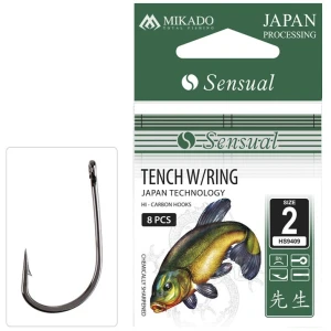 Carlige MIKADO Sensual Tench W/Ring BN, Nr.8, 10buc/pac Carlige MIKADO Sensual Tench W/Ring BN, Nr.8, 10buc/pac