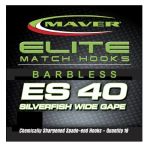 Carlige Maver Seria Elite ES40 Silverfish Wide Gape nr 16 Carlige Maver Seria Elite ES40 Silverfish Wide Gape nr 16