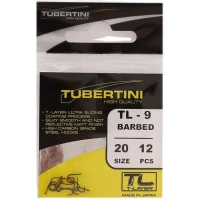 Carlige TUBERTINI Serie TL-9 Barbed AMO Serie, Nr.10, 12buc/pac