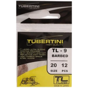 Carlige TUBERTINI Serie TL-9 Barbed AMO Serie, Nr.12, 12buc/pac