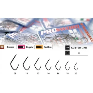Carlige Trabucco Pro Sword 200 Numarul 6 Carlige Trabucco Pro Sword 200 Numarul 6