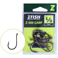 Carlige Zfish Carp Hooks Z-569, Nr.1/0, 10buc/pac