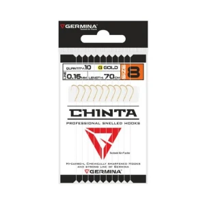 Carlige legate Germina Chinta Nr.12, 0.14mm, 10buc/plic Carlige legate Germina Chinta Nr.12, 0.14mm, 10buc/plic