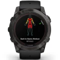 Ceas GARMIN Fenix 7 Pro Sapphire Solar Carbon Grey, Curea Neagra, 51mm Ceas GARMIN Fenix 7 Pro Sapphire Solar Carbon Grey, Curea Neagra, 51mm