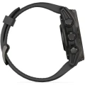 Ceas GARMIN Fenix 8 Amoled Sapphire Ti / Black Black / Pebble Gray, 43mm, EMEA