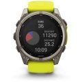 Ceas GARMIN Fenix 8 Sapphire Solar Yellow/Graphite Titanium, 51mm EMEA Ceas GARMIN Fenix 8 Sapphire Solar Yellow/Graphite Titanium, 51mm EMEA