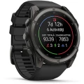 Ceas GARMIN Fenix 9 Pro Amoled Titan Carbon Gray 51mm