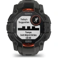 Ceas GARMIN Instinct 3 Solar Black Curea Charcoal 50mm