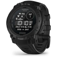 Ceas Garmin Instinct 3 Solar Black Tactical Edition, 45mm, Curea Neagra Ceas Garmin Instinct 3 Solar Black Tactical Edition, 45mm, Curea Neagra