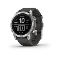 Ceas Garmin Fenix 7 Silver/graphite 47mm Ceas Garmin Fenix 7 Silver/graphite 47mm
