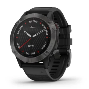 Ceas Garmin Fenix 6 Sapphire Grey/Black 47mm
