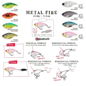 CICADA  COLMIC HERAKLES METAL FIRE 5.2CM 12GR Blue shad
