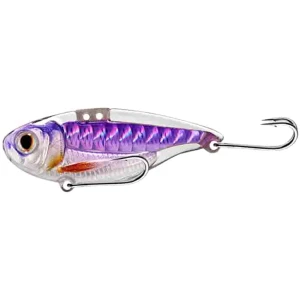 Cicada Live Target Sonic Shad Blade Bait, 5.5cm, 14g, Violet / Black Back