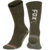 Ciorapi Fox GREEN/SILVER THERMOLITE LONG Marime 40-43