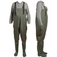 Cizme Piept Zebco Pvc Wader Green, Marime 40-41