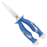 CLESTE CUDA TITANIUM NEEDLE NOSE PLIERS, 22CM