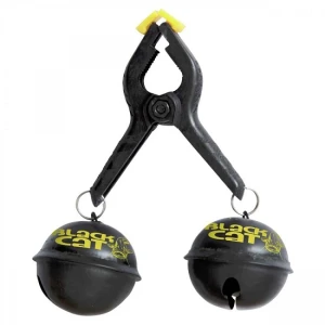 Clopotel Dublu Black Cat Big Bells black yellow Clopotel Dublu Black Cat Big Bells black yellow