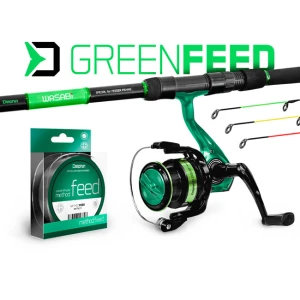 Set Feeder Delphin GreenFEED 360cm/100g 3T 0.22mm