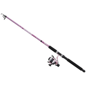 Combo MITCHELL Lanseta Telescopica Tanager Pink Camo II Tele, 2.10m, 7-20g + Mulineta Tanager Pink Camo 2000