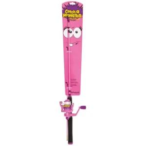 Kit Spinning pentru Copii SHAKESPEARE Catch a Monster Spin Pink