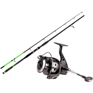 Combo Pescuit Somn ZFISH Lanseta Catfish Fighter 2.85m, 100/300g, Mulineta Zeus ZX 8000