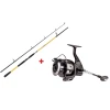 Combo Pescuit Somn ZFISH Lanseta Kodiac 2.40m, 100/250g, Mulineta Zeus ZX 8000