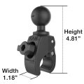 Baza cu Clema si Bila RAM Mounts Tough-Claw Small Clamp Base & Ball - C Size  Baza cu Clema si Bila RAM Mounts Tough-Claw Small Clamp Base & Ball - C Size
