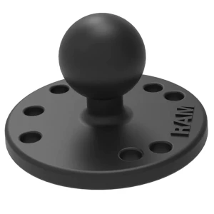 Baza cu Soclu Rotund si Bila RAM Mounts Round Plate with Ball - B Size   Baza cu Soclu Rotund si Bila RAM Mounts Round Plate with Ball - B Size