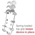 Quick Grip RAM Mounts XL Phone Holder with Ball - B Size Quick Grip RAM Mounts XL Phone Holder with Ball - B Size