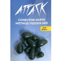 Conector Attack Quick Change Beads Mix Method Feeder S+M, 10buc/pac