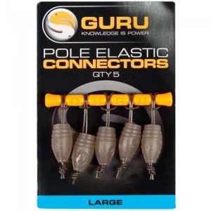 Conector Guru Pole Elastic Connectors Large 5buc/plic Conector Guru Pole Elastic Connectors Large 5buc/plic