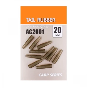 CON ANTITANGLE ORANGE TAIL RUBBER 10 buc 20mm CON ANTITANGLE ORANGE TAIL RUBBER 10 buc 20mm